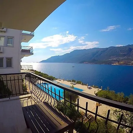 Siteye Ozel Havuz Ve Plajli Apart - Stella Maris Διαμέρισμα Κας